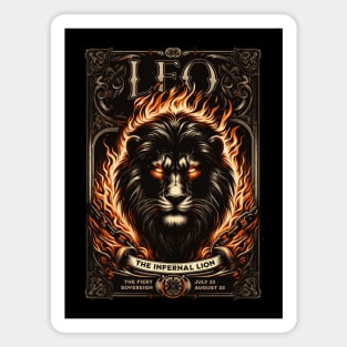 Dark Fantasy Leo Magnet